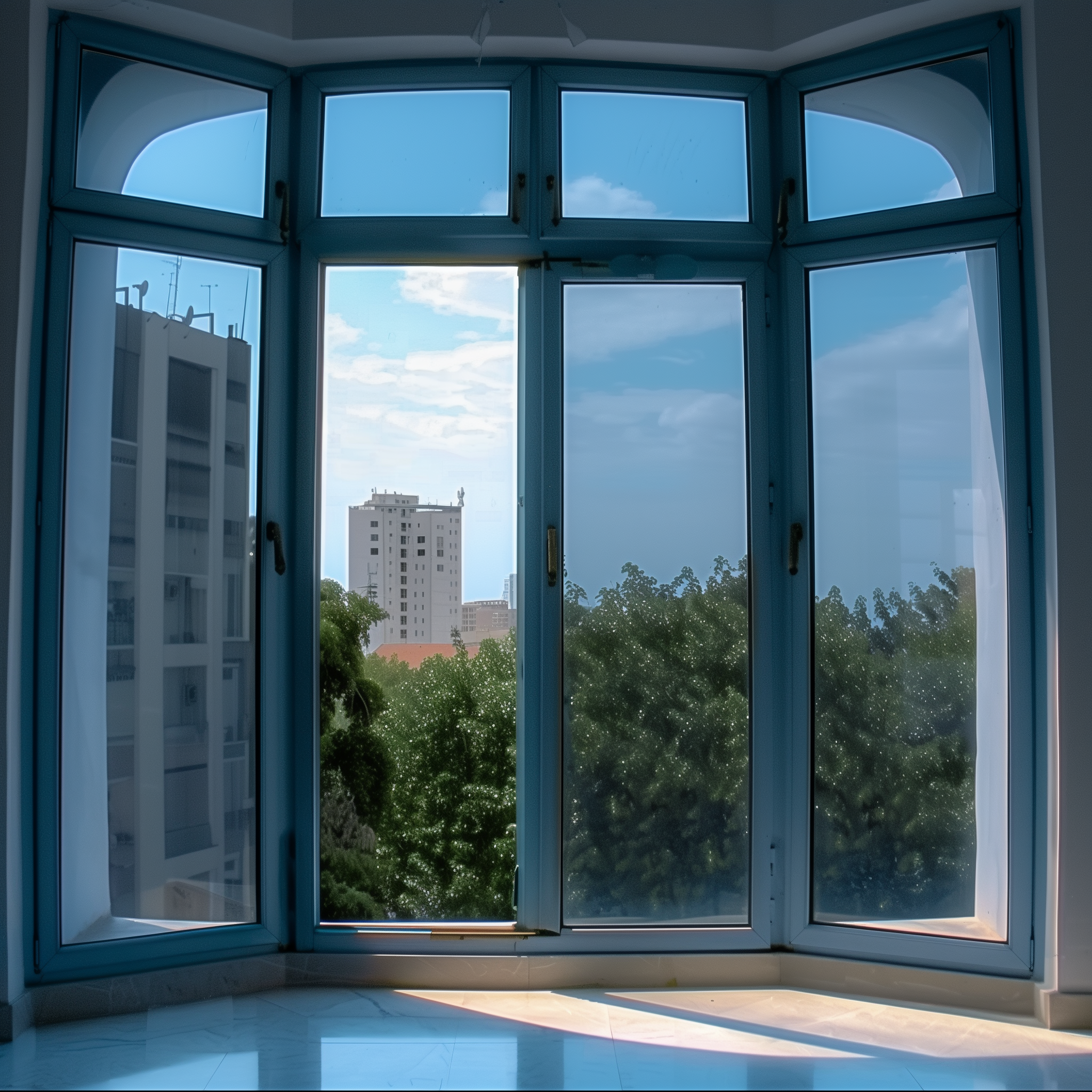 Клеим архитектурную пленку: Уникальный дизайн окон и защита от солнца в одном рулоне!