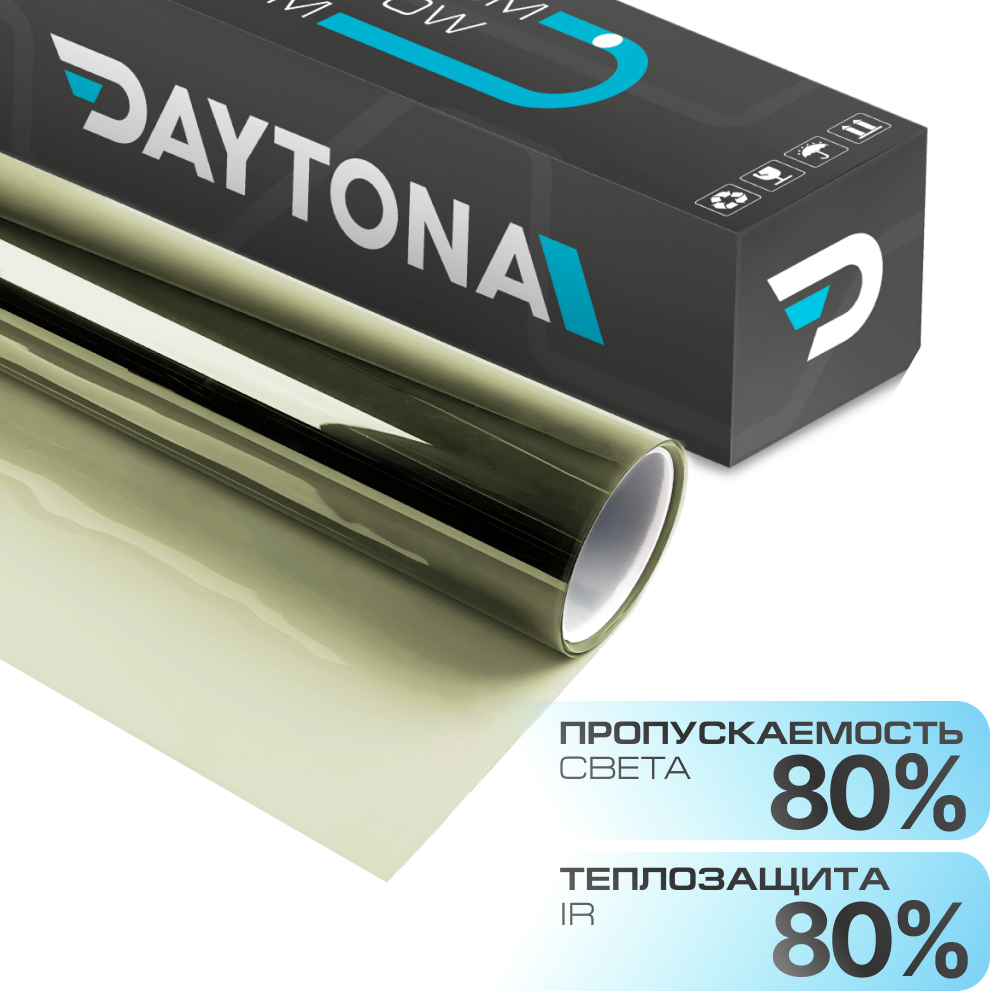 Атермальная тонировка зеленая DAYTONA SAR 80% IR80
