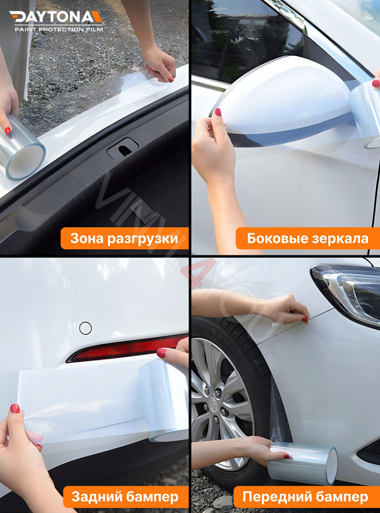 Полиуретановая защитная лента DAYTONA PPF S300 ширина 15см (длина 10 м)