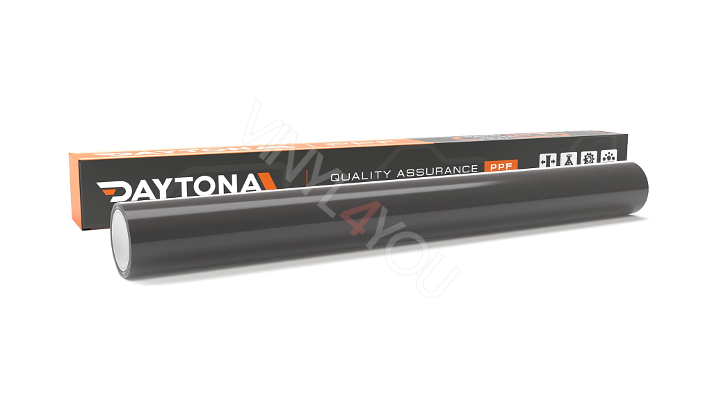 Глянцевая полиуретановая пленка Серый Графит DAYTONA PPF S200 Liquid Metallic Ebony Gray