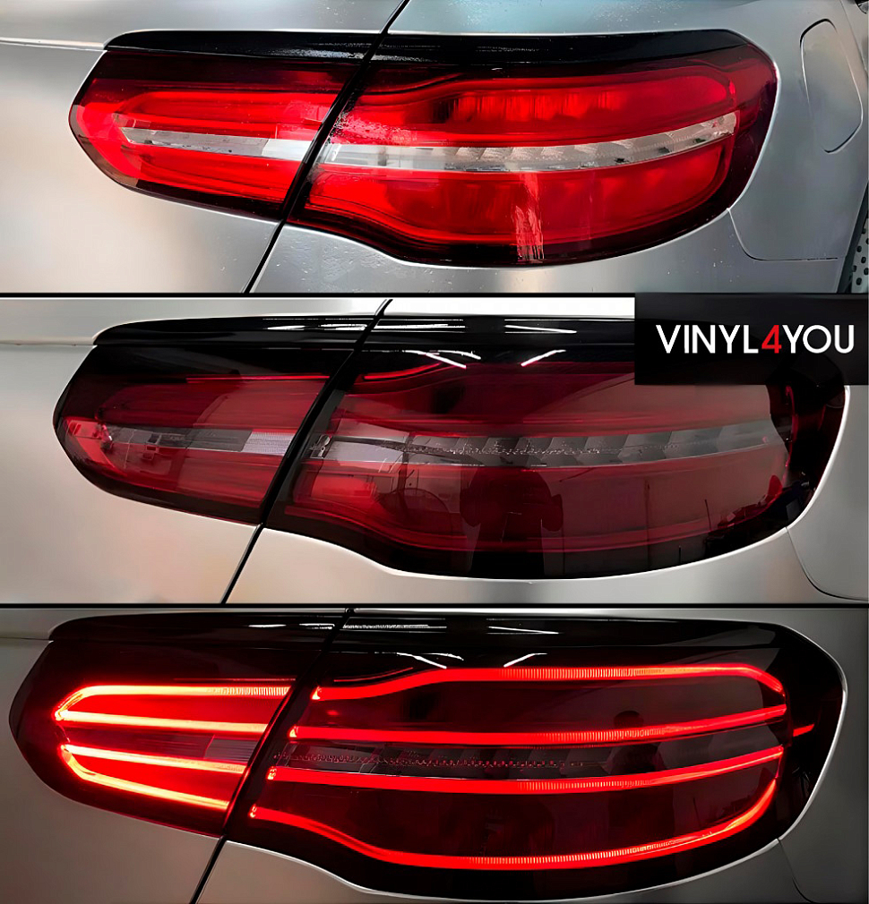 Гибрид для фар тонирующий DAYTONA H100 средне-черный 30 см