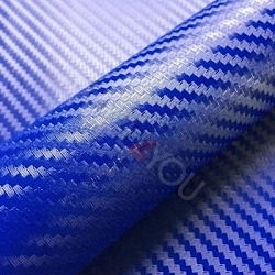 Пленка Карбон 3D синий